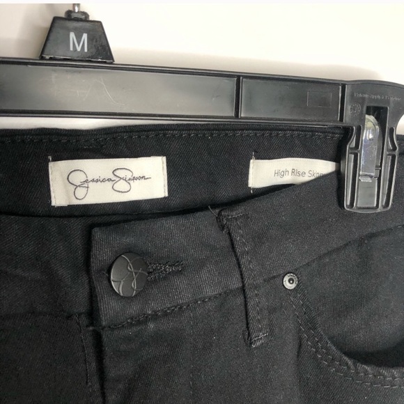 NWT Jessica Simpson Black High Rise Skinny Jeans - Picture 3 of 5